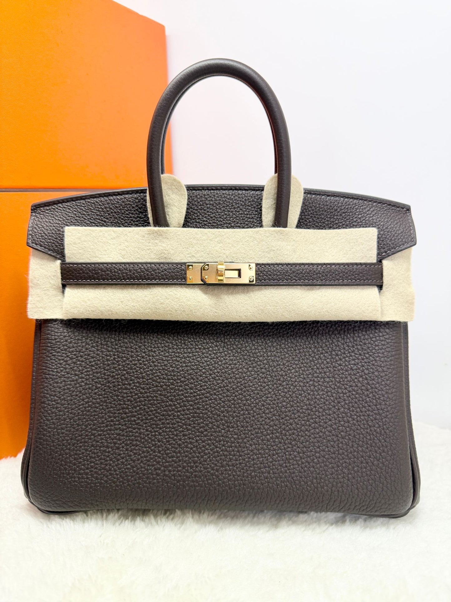 Birkin 25 Ebene Togo GHW B